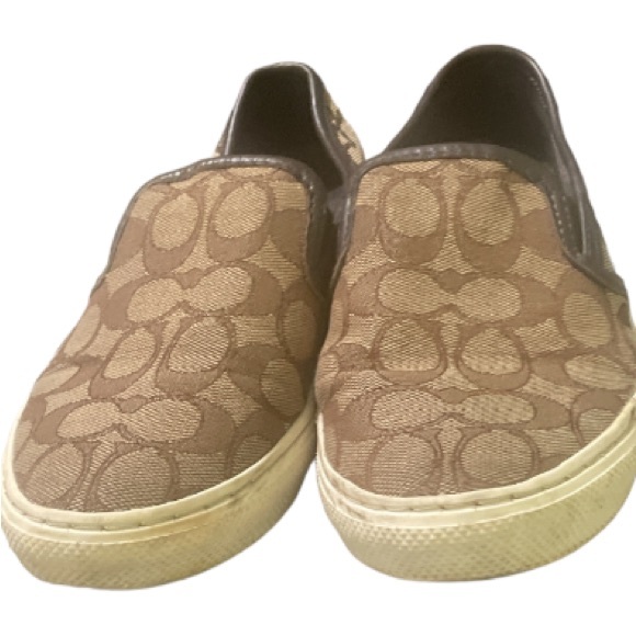 COACH Women's Signature Slip-On Sneakers - Picture 5 of 9